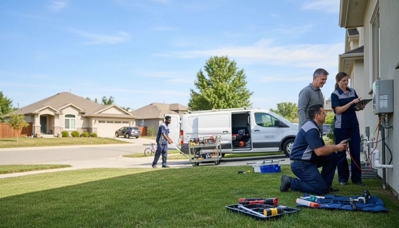 Tankless water heater service in Gunnison, UT